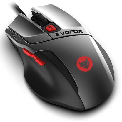 EVOFOX Shade with 3600 DPI Gaming Sensor and 7 Rainbow Color Lighting Wired Ambidextrous Optical  Gaming Mouse