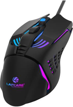 LAPCARE LKMOGM7885 Wired Ambidextrous Optical  Gaming Mouse
