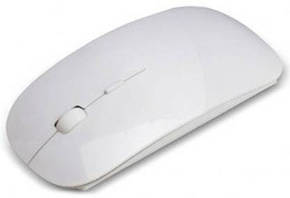 S.R.J White Wireless Mouse - Sleek & Stylish, Perfect for Everyday Use Wireless Ambidextrous Laser  Gaming Mouse  with Bluetooth