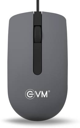 EVM 009 Wired Ambidextrous Touch  Gaming Mouse 1.1m Wire, Scroll Wheel Grip, ABS Build