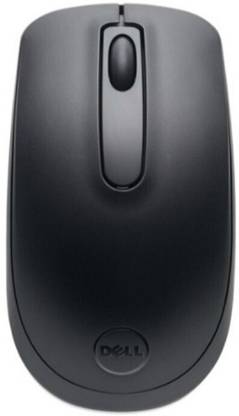 DELL WM118 Wireless Right Handed Optical Mouse 1000DPI, with USB Nano Receiver, Optical Tracking, Plug and Play, Ambidextrous  with Bluetooth