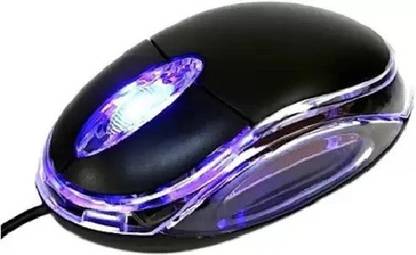 Rokshi Wired Optical Mouse (USB, Black) Wired Ambidextrous Optical  Gaming Mouse