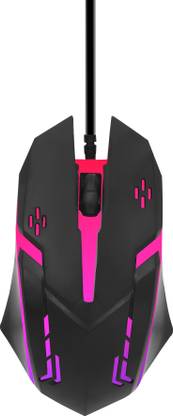 Flipkart SmartBuy RGB LED, Lightweight and Ergonomic Design, DPI Upto 3600 Wired Ambidextrous Optical  Gaming Mouse