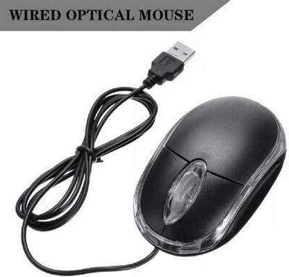 SANEHA TERABTYE OPTICAL LIGHT MOUSE Wired Ambidextrous Optical  Gaming Mouse
