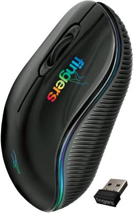 FINGERS RGB-NoviTrend Wireless Ambidextrous Optical Mouse  with Bluetooth