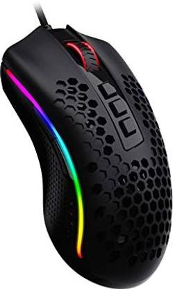 Ultim Lightweight RGB Gaming Mouse Optical Sensor - 7 Programmable Buttons Wired Ambidextrous Hybrid  Gaming Mouse