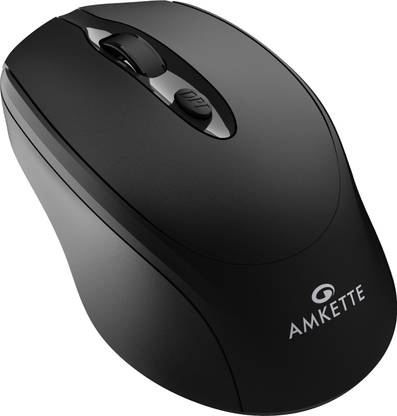 AMKETTE Hush Pro Byte Plus Rechargeable Bluetooth Wireless Ambidextrous Optical Mouse  with Bluetooth
