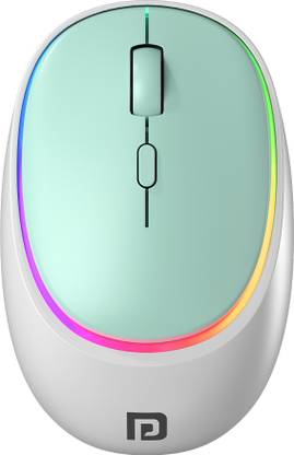 पोर्ट्रोनिक्स Toad IV Bluetooth mouse with 2.4 GHz Wireless, Rechargeable, Connect 3 Devices वायरलेस ऑप्टिकल माउस