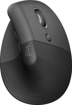 Logitech LIFT / Vertical Ergonomic, Multi-Device (Upto 3 Device) Wireless Ambidextrous Optical Mouse  with Bluetooth