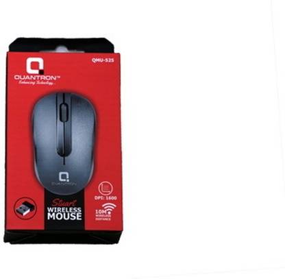 Quantron QMU-525 STUART WIRLESS MOUSE 10 MTR DISTANCE Wireless Ambidextrous Optical Mouse