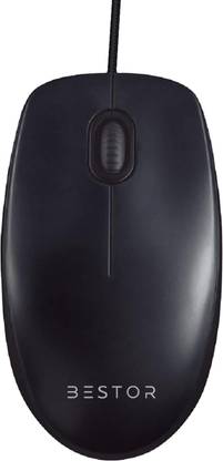 Bestor wired optical mouse, 1.5M Cable Length Hi-Optical Tracking for Plug & Play, Wired Ambidextrous Optical  Gaming Mouse