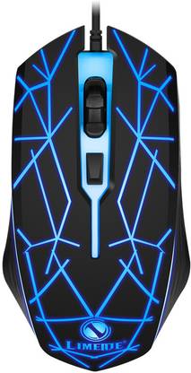 एंटविनों Dragon Gaming Mouse, DPI Button, 7 Colors Light, Metal Bottom वायर्ड Optical  गेमिंग माउस