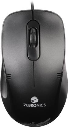 ZEBRONICS power plus Wired Ambidextrous Optical Mouse