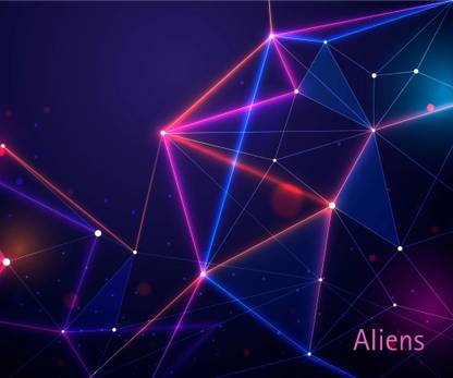 Aliens Gaming Mouse Pad, Precision, Non-Slip Rubber Base,Smooth Cloth Surface,Geometric Non Slip Base Mousepad