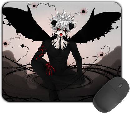 Kirmada Printed Design Mouse Pad Liebe Demon Black Clover Non Slip Base Mousepad