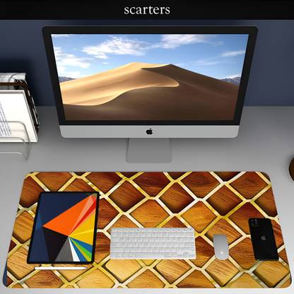 ivaza Gaming 40X60 CM Mouse Pad with Nonslip Base,Desk Mat For Desktop, Laptop,Tablet Non Slip Base Mousepad