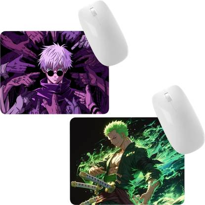 Aniithing Anime Combo gaming Mouse Pad Non-Slip Rubber Base for Computer leptop(pack of 2) Mousepad