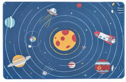 IKEA Desk pad, space/blue, 38x60 cm (14 3/4x23 5/8 ") Non Slip Base Mousepad