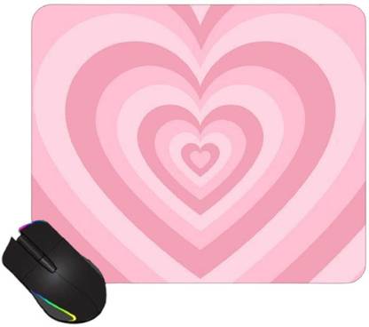 Gadgetshor Cute Mousepad with Smooth Mouse & Anti-Slip Rubber Base Control for Laptop Mousepad