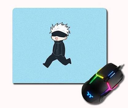 Visaan Anime Mouse Pad, Jujutsu Kaisen Gojo Satoru , Printed Mousepad 9 x 7 inch Non Slip Base Mousepad