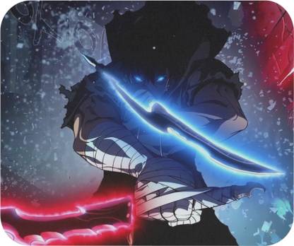 LDma Anime Mouse Pad (9 inch x 7 inch)Naruto Sasuke Uchiha - 3 printed Non Slip Base Mousepad