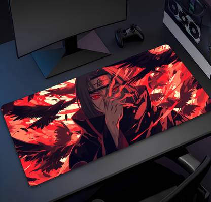 Eshaaver Animie Printed itachi uchiha Laptop & Desktop Mat /Desk Pad Non Slip Base Mousepad