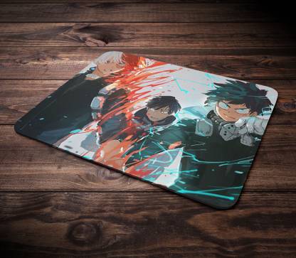 Printwala My Hero Academia Mouse Pad Printed Mousepad For Laptop Pc (9x7 Inches)(LMP-375) Non Slip Base Mousepad