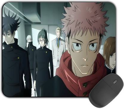 Kirmada Printed Designer Mouse Pad Yuji In Sukuna Non Slip Jujutsu Kaisen Non Slip Base Mousepad