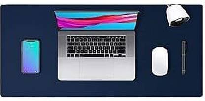 WEIRVI Non-Slip PU Leather Desk Writing Keyboard & Mouse Pad Non Slip Base Dual Sided Mousepad