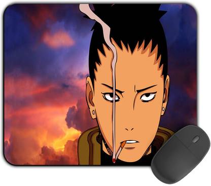 Kirmada Gaming Mouse Pad - Shikamaru Smoking (Naruto) Smooth Surface Non Slip Base Mousepad