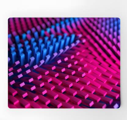 VIBEPRINT Purple Printed Mouse Pad/ Gaming Mouse Pad for Computer/Laptop Non Slip Base Mousepad