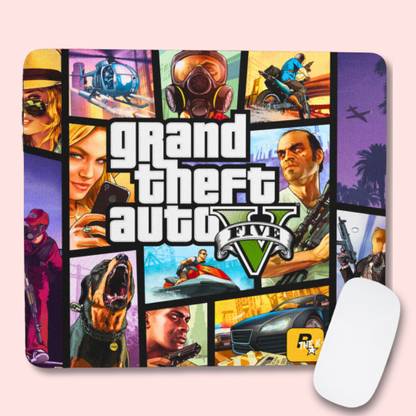 The K Fandom GTA Mouse Pad (19x23cm) | Anti-Slip Rubber Gaming Mouse Pad | Gaming Mousepad