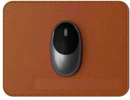 M RUFOUS Leather Mouse Pad with Stitched Edge Micro-Fiber Base with Non-Slip Waterproof Non Slip Base Dual Sided Mousepad