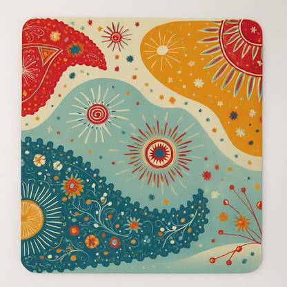 CraftEchoes Mouse Pad for Office Desk Printed Mouse Pad -Abstract Design and Anti Skid Base Non Slip Base Mousepad