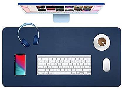 Aropana DUAL SIDE DESK SPREAD MAT 80CM LENGTH 40CM WIDTH Non Slip Base Dual Sided Mousepad