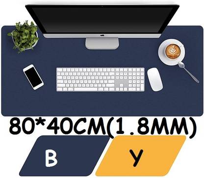 Umiya Enterprise Desk Mat for Laptop Computer Keyboard Mouse Writing Mat Cover for Office & Home Non Slip Base Dual Sided Mousepad