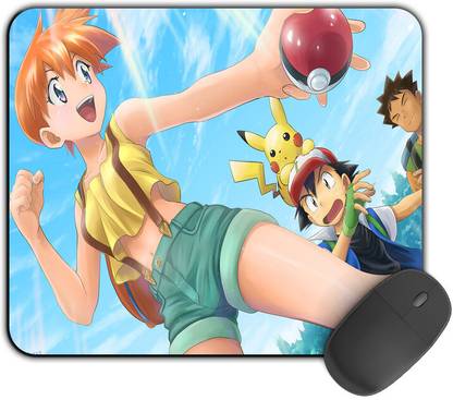 Kirmada Printed Designer Mitsy Friends Pokemon Mouse Pad. Non Slip Base Mousepad