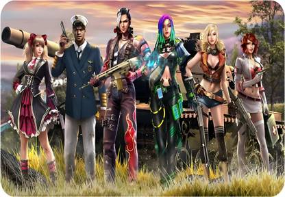 ProMenia FREE FIRE Exclusive Mix Printed Mousepad Non Slip Base Mousepad