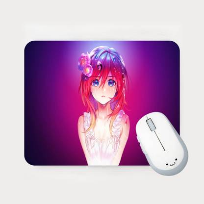S Creation anime printed mousepad for otaku for laptop, gaming pc-model2 Non Slip Base Mousepad