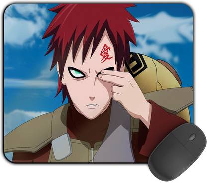 Kirmada Gaming Mouse Pad - Gaara Eyes (Naruto) Smooth Surface Non Slip Base Mousepad