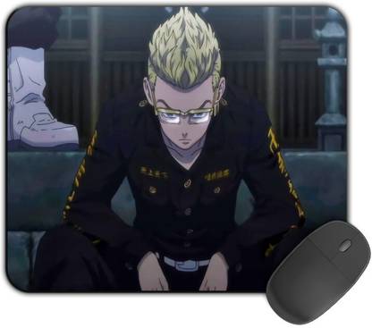 Kirmada Printed Designer Badass Kisaki Tokyo Revengers Mouse Pad. Non Slip Base Mousepad