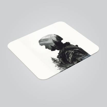 STICK STORE Military Soldier With Landscape Print|Laptop, PC & Office|Anti-Slip Rubber Base Non Slip Base Mousepad