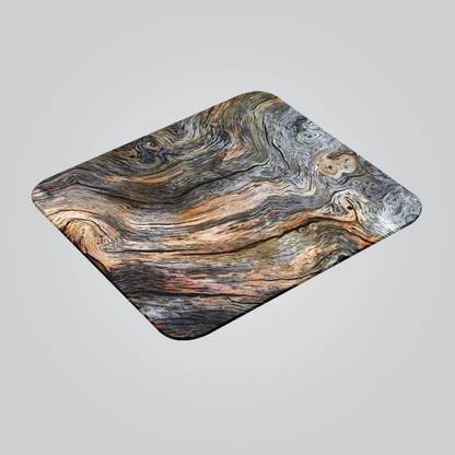 STICK STORE Wood Style With Multicolour Texture Mouse Pad Non Slip Base Mousepad