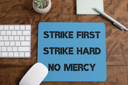Epic Merch No mercy Non Slip Base Mousepad