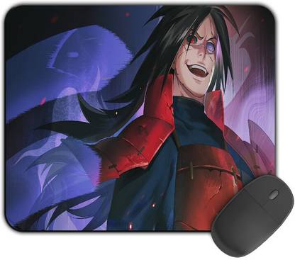 Kirmada Gaming Mouse Pad - Madara Laughing (Naruto) Smooth Surface Non Slip Base Mousepad