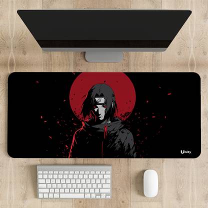 UNITY Naruto Itachi Desk Mat Water-Resistant Gaming Mouse Mat For Home & Office Non Slip Base Mousepad