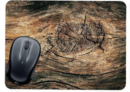 Lineart wood mousepad Non Slip Base Mousepad