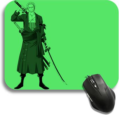 jOYA Custom Hub Anime Mouse Pad Zoro One piece Printed for Computer,PC,Laptop,Gaming. Non Slip Base Mousepad