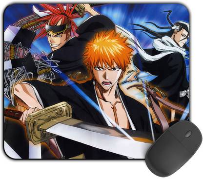 Kirmada Printed Designer Mouse Pad Ichigo Rival Non-Slip Bleach Mouse Pad. Non Slip Base Mousepad
