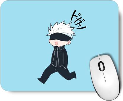 kart-in Anime Gojo Printed Mousepad with Non Slip Base Mouse Pad for Laptop, MacBook Pro Mousepad